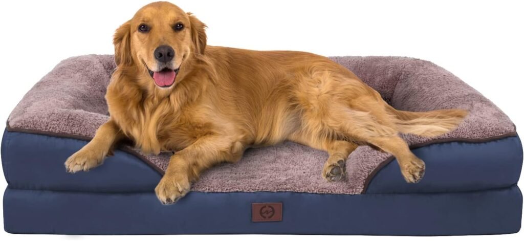 Dog Beds for Medium Dogs, Dog Sofa Bed with Removable Washable Cover  Nonskid Bottom, Orthopedic Dog Bed for Medium, Large Dogs